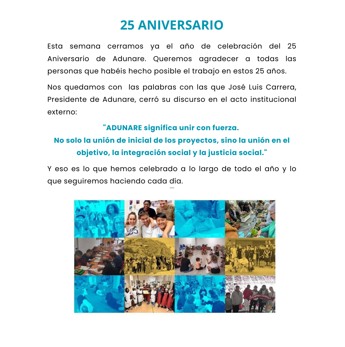 25 ANIVERSARIO